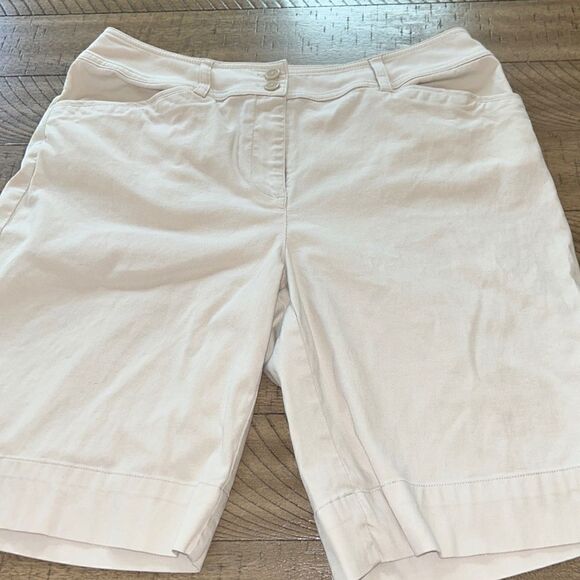 🏝️ Stretch Cotton Spandex Touring Shorts 🩳 pockets for Gear! Denim neutral - Picture 1 of 16